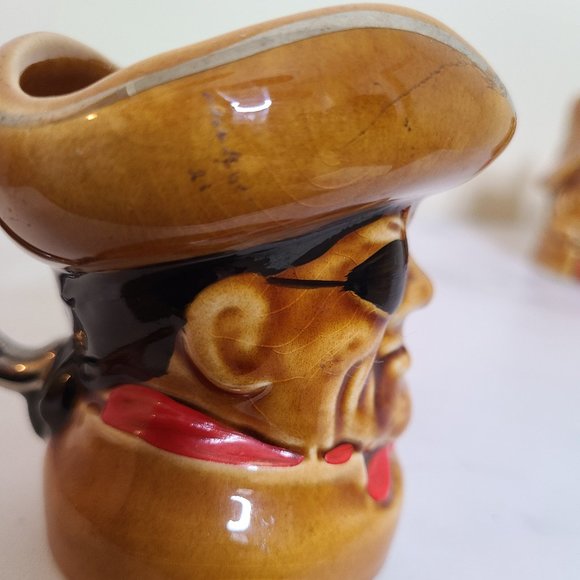 Antique English Collectible Pottery - 4 Mugs - Picture 8 of 16